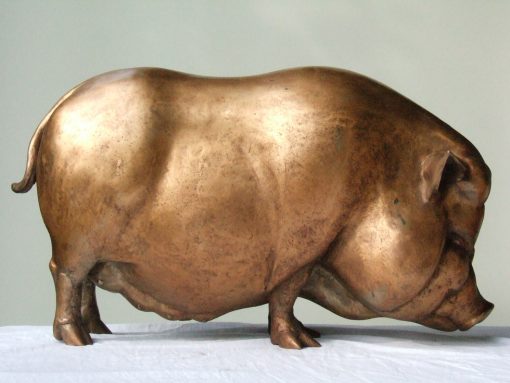 Schwein als Plastik von Susanne Beurer