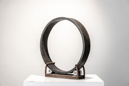 Ring aus Stahl mit Inschrift