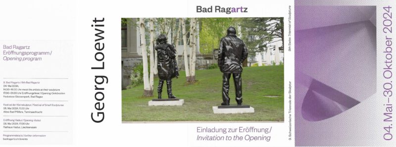 Georg Loewit auf Europas größter Freiluft-Skulpturenausstellung Bad RagARTz 2024