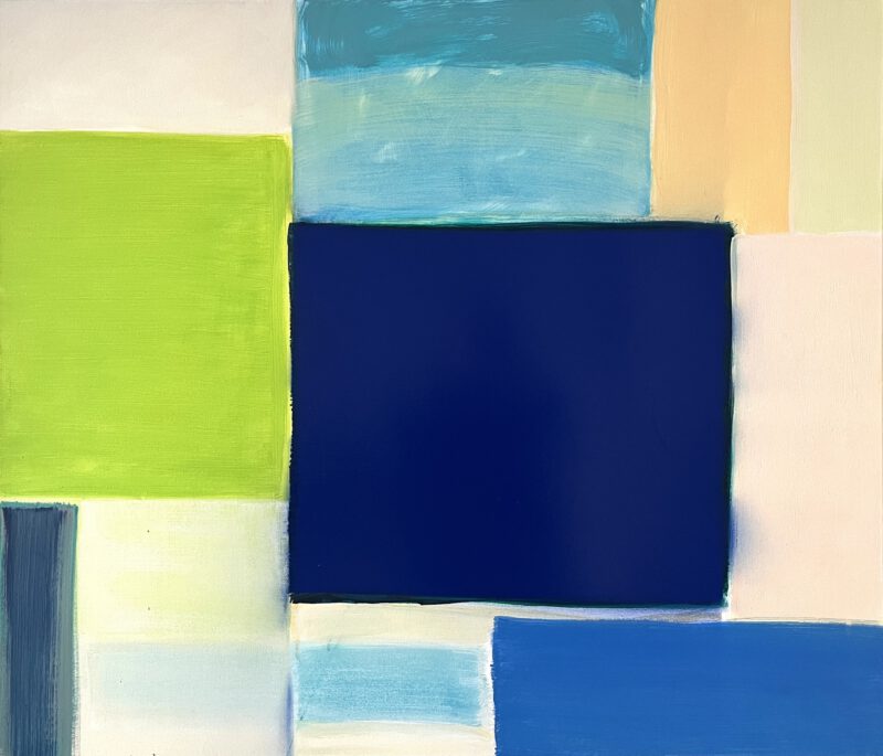 Susanne Zuehlke, Springtime, 2025, 90 x 105 cm, Eitempera auf Nessel